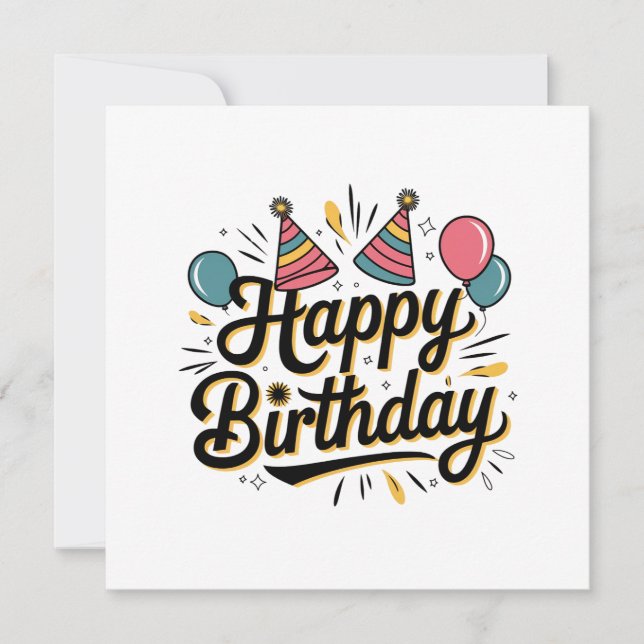 Festive Happy Birthday (Front)