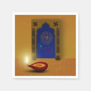 Festive Happy Diwali - Paper Napkin