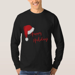 Festive Happy Holiday Santa Ha tCool T-Shirt
