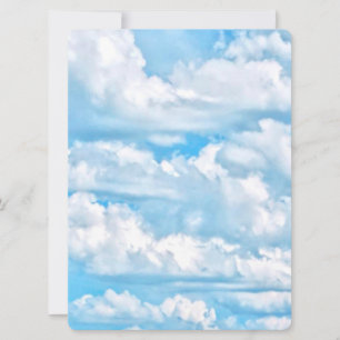 Festive Happy Sunny Clouds Background