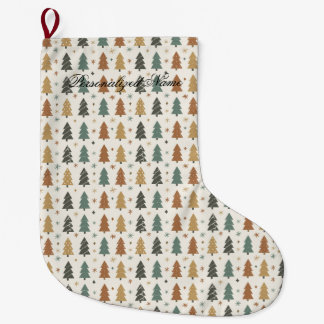 Festive Harmony Large Christmas Stocking