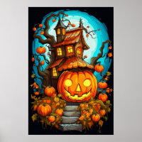 Festive Haunted Treehouse | Happy Halloween