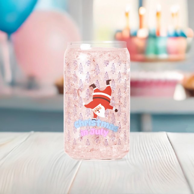 Festive Holiday Bathroom Decor Can Glass (Insitu (Baby Shower))