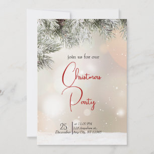 Festive Holiday Celebration Invitation