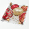 Festive Holiday Christmas Ornaments Background