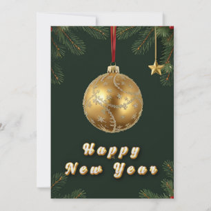 Festive Holiday Decorations Card