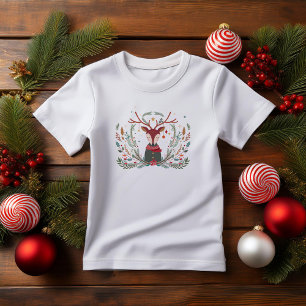 Festive Holiday Deer T-Shirt