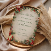 Festive Holiday Evergreen Gift Winter