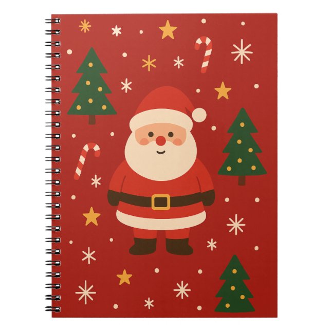 Festive Holiday Glow Notebook (Front)