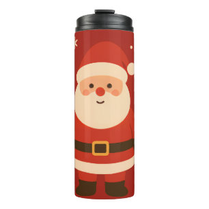 Festive Holiday Glow Thermal Tumbler