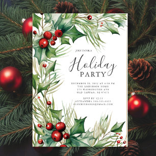 Festive Holiday Party Invitation