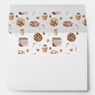 Festive Holiday Pies, Cakes & Sweets Envelope