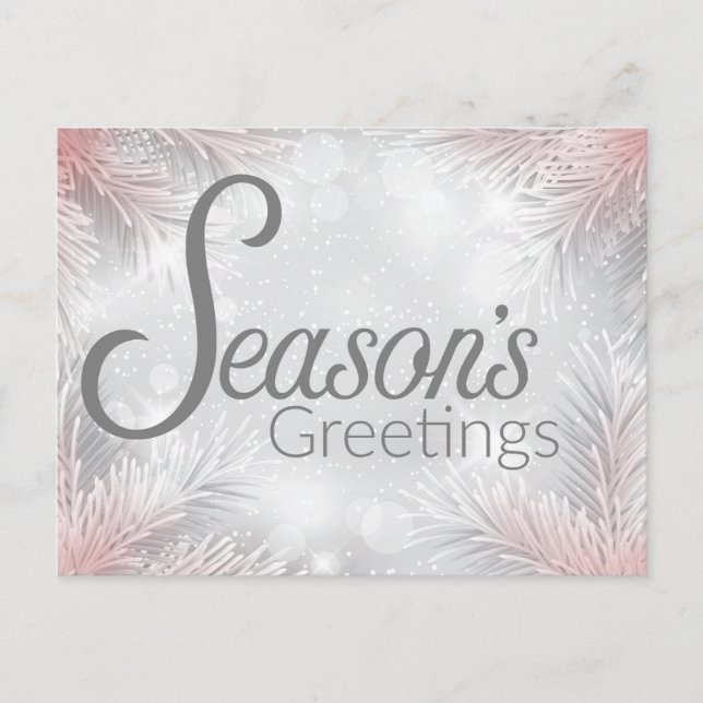 Festive Holiday Postcard (Front)