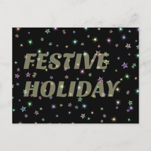 Festive Holiday Postcard