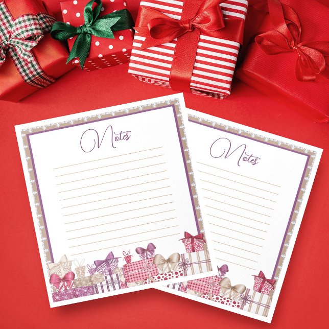 Festive Holiday Presents  Notepad (Creator Uploaded)