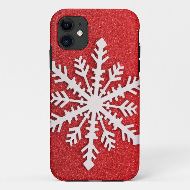 Festive Holiday Snow Case-Mate iPhone Case (Back)
