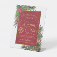 Festive Holly Dancing Feet Flip Flops Wedding