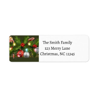 Festive Holly Garland | Green Christmas Address