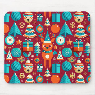 Festive illustration mouse pad