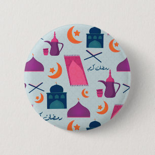 Festive Islamic Ramadan Design 6 Cm Round Badge