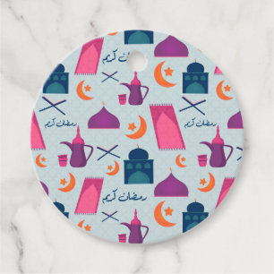 Festive Islamic Ramadan Design Favour Tags