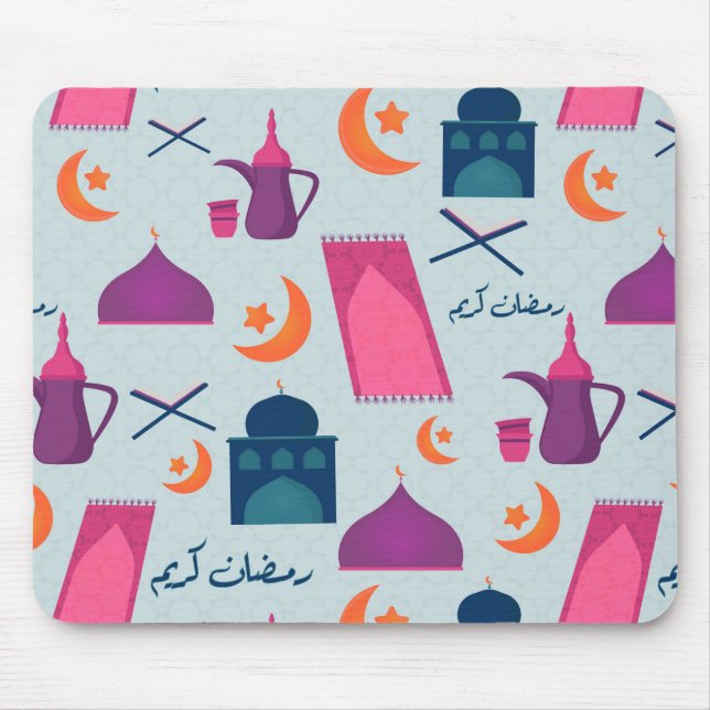 Festive Islamic Ramadan Design Mouse Pad (Front)