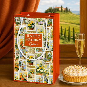 Festive Italian Pattern Small  Small Gift Bag