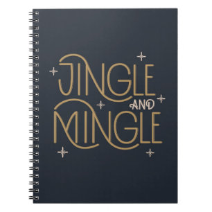 Festive Jingle and Mingle Holiday Design Notebook