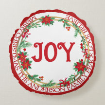 Festive Joy Gold Red Green Leaves Christmas Wreath