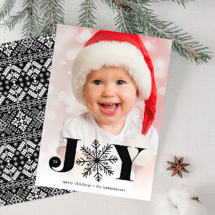 Festive Joy   Holiday Photo Card