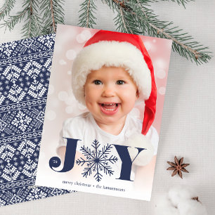 Festive Joy   Holiday Photo Card
