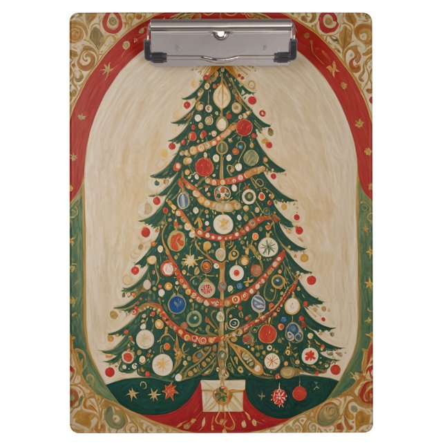 Festive Kaleidoscope Clipboard (Front)