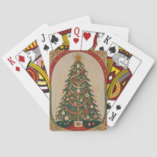 Festive Kaleidoscope Playing Cards