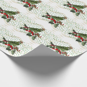Festive King Bird Wrapping Paper