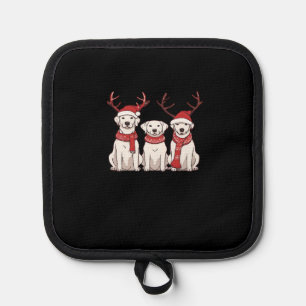 Festive Kuvasz � Christmas Pattern Classic T-Shirt Pot Holder