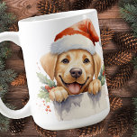 Festive Labrador Retriever Christmas Puppy Dog Coffee Mug<br><div class="desc">Introducing our charming coffee mug featuring the beloved Labrador Retriever, just in time for the holiday season! Perfect for dog lovers, this mug is available in black, yellow or chocolate labrador options, so you can choose your favourite. Our mug offers festive designs to choose from, including a cosy fireplace scene,...</div>