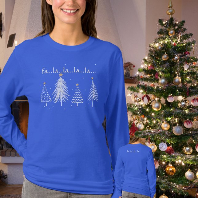 Festive Ladies Christmas Fa La La Shirt (Festive Ladies Christmas Fa La La Shirt)