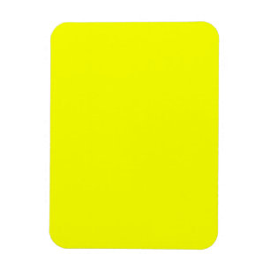 Festive Lemon Yellow Decor Colour Customise This! Magnet