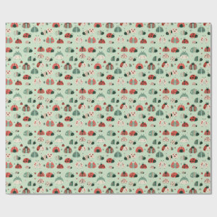Festive Little Bugs Wrapping Paper