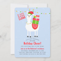 Festive Llama Christmas