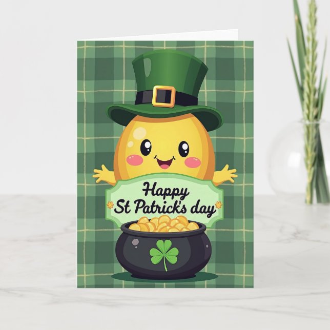 Festive Luck St Patricks Day Card (Front)
