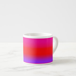 Festive Magenta Red Purple Ombre Gradient Pattern  Espresso Cup