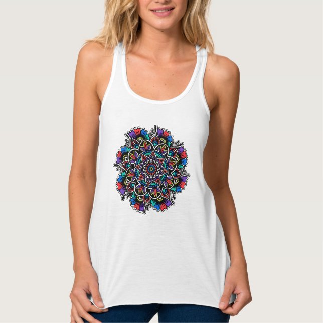 Festive Mandala Singlet (Front)