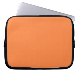 Festive Mango Orange Color Decor to customize Laptop Sleeve