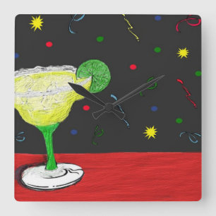 Festive Margarita Wall Clock