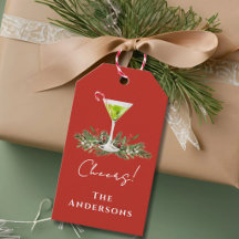 Festive Martini Cocktail Holiday Red Cheers!