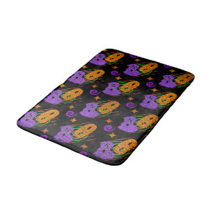 Festive Masquerade Masks Bath Mat