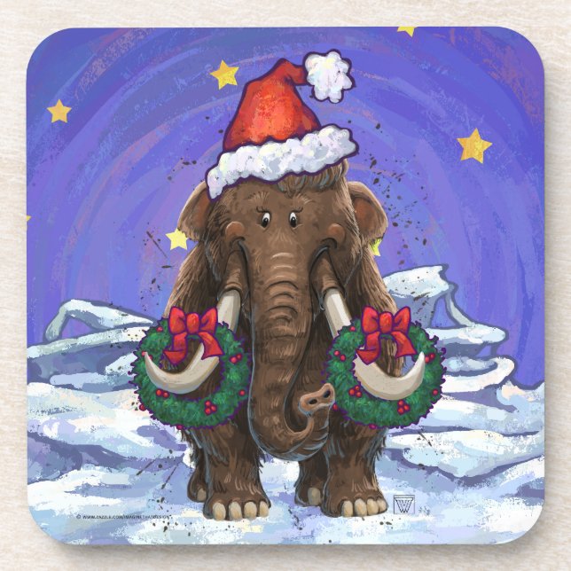 Festive Mastodon  Coaster (Front)
