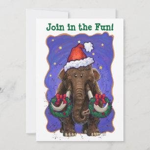 Festive Mastodon Invitation