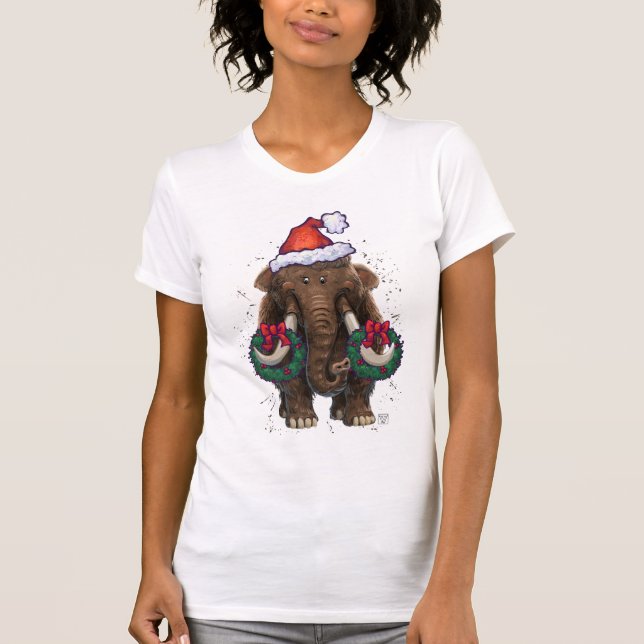 Festive Mastodon  T-Shirt (Front)